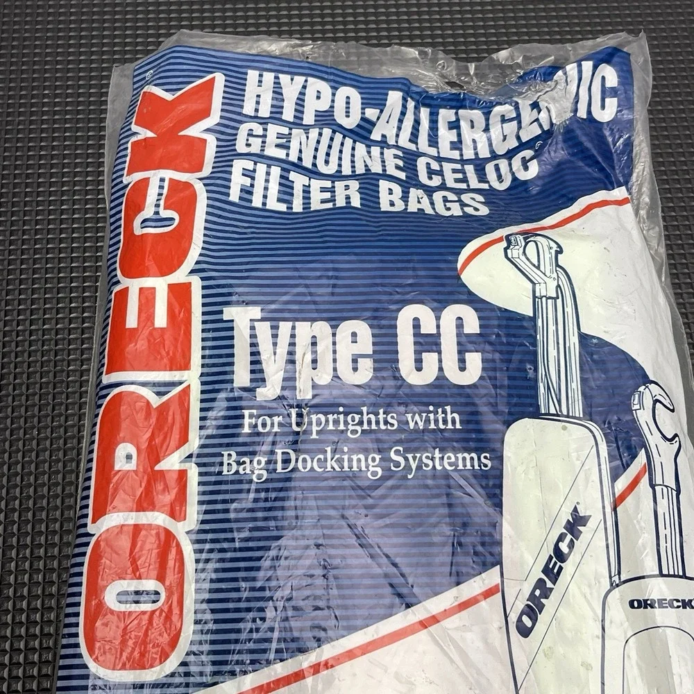 7 Oreck Vacuum Bags Type CC Hypo Allergenic XL CCPK8DW Fits XL5, XL7, XL21 Read